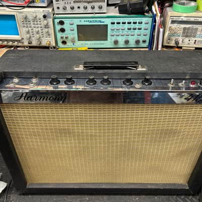 Harmony 415 1968 tube guitar amp. 2 x 12 Jensens, recapped! image 1