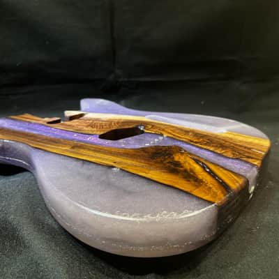 MH Customs Mystic Walnut T-Style Body 2026 - Black Walnut and Resin image 6
