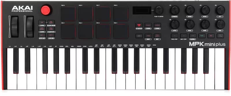 Akai Professional MPK Mini Plus – 37-Key MIDI Keyboard Controller with Drum Pads & DAW Integration image 1