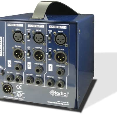 Radial Engineering Workhorse Cube 3-Slot 500 Series Power Rack image 3