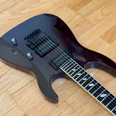Caparison TAT II 2008 Crimson With Reunion Blues Case & All Paperwork image 11