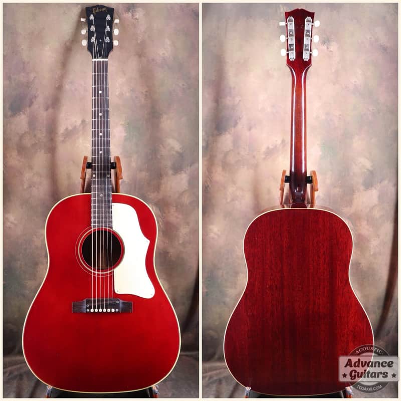 Gibson 1967 J-45 Cherry Red image 1