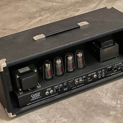 Carvin X-100b 100W Tube 2 Channel Guitar Amplifier Head with Graphic EQ, Boost and Reverb - Black image 2