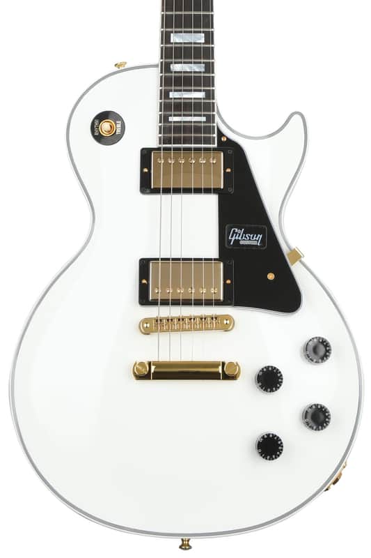 Gibson Custom Les Paul Custom Electric Guitar - Alpine White image 1
