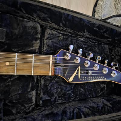 Tom Anderson Guitarworks Lil Angel Drop Top 2026 - Atlantic Storm to Black Edgeburst image 3