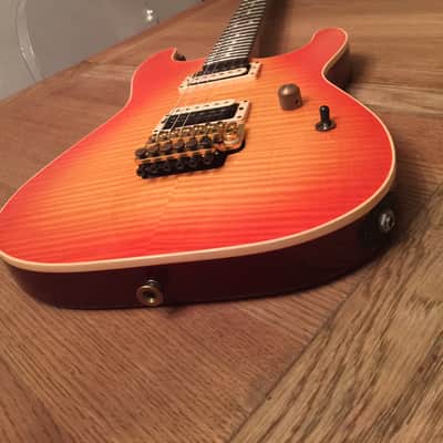 Charvel San Dimas Strat 1982 Flame Maple image 2