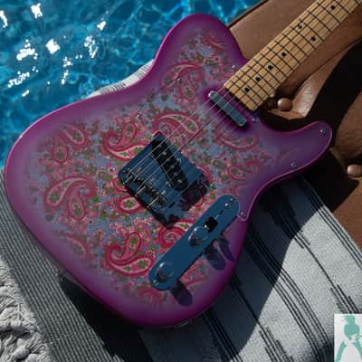 Fender Limited Edition Pink Paisley Telecaster with Maple Fretboard 2026 - Pink Paisley - Better Than New! w Pro Set Up image 1