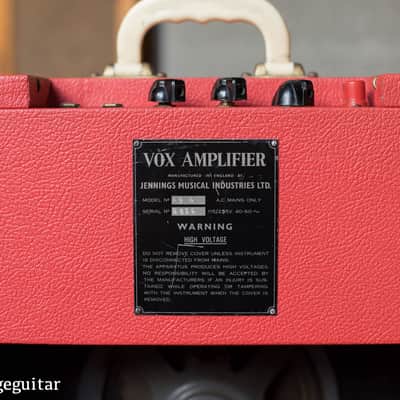 Vintage Vox AC4 1964 Red image 9