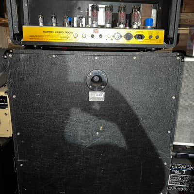 Jose modded Marshall 1959 Super Lead Reissue 2-Channel 100-Watt Guitar Amp Head 1988 - Black image 4