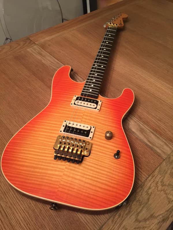 Charvel San Dimas Strat 1982 Flame Maple image 1