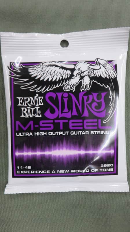 Ernie Ball 2921 Slinky M-Steel Electric Guitar Strings (10-46) image 1