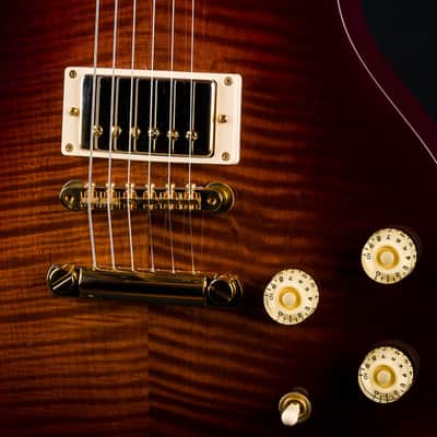 Huss & Dalton Meridian DC Custom Lipstick Red Flamed Maple and Mahogany Double Cutaway NEW image 6
