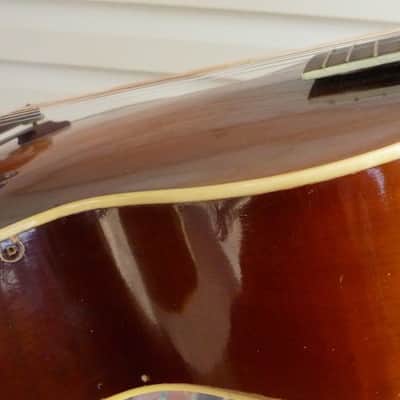 1935 Harmony Gene Autry Old Santa Fe Archtop - Amber Sunburst image 10