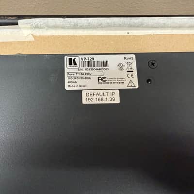 Kramer Presentation Switcher/Scaler VP-729 HQV image 3