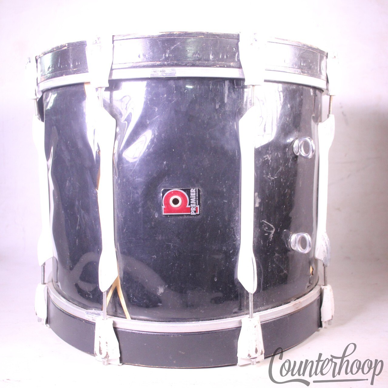 Premier 18x14"Bass Drum 3Ply Baltic Birch Shell Elite Marching Tenor Vintage 80s — main photograph