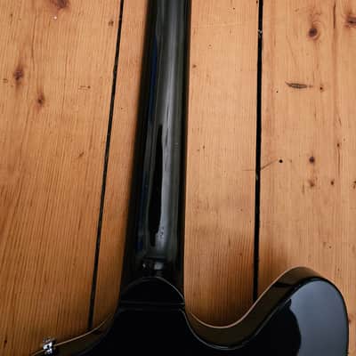 Custom Left handed black Firebird with bigsby & Tonerider alnico 2 classic humbuckers - Black image 12