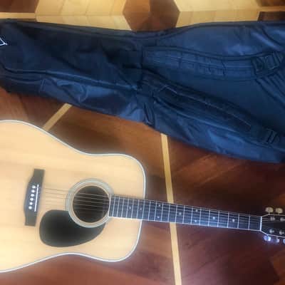 100% ORIGINAL 1970s Sigma by Martin DR-7 ACOUSTIC GUITAR MIJ w/ GIG BAG CASE image 1