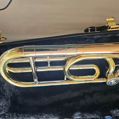 C.G. Conn 88H Symphony Professional Model Tenor Trombone with Traditional Wrap F Attachment 2010s - Clear-Lacquered Brass image 3