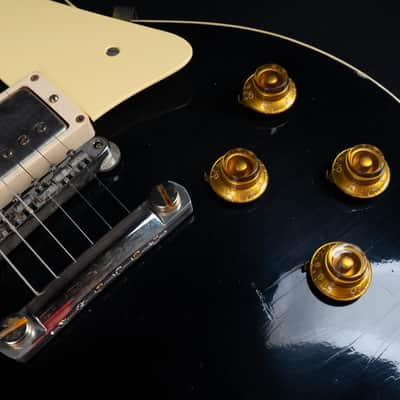 Gibson 1958 Les Paul Standard Murphy Lab Light Aged - Ebony Top / Metallic Sea Green Back! One Off image 14