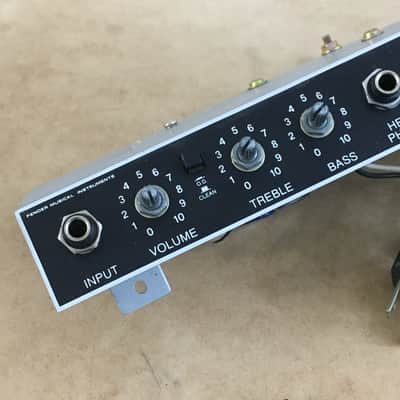 Vintage Fender Musical Instruments Squier PR-357 1990s Black Tolex Made In Korea Project Chassis Amplifier image 14