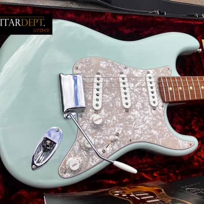 ♚SUBLIME♚FENDER Custom Shop CUSTOM Stratocaster♚TRANS SURF GREEN♚AAA ROASTED♚£5199 image 4