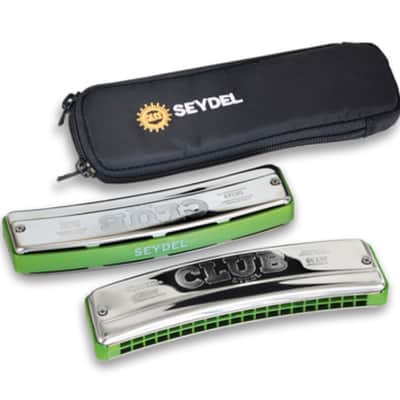 Seydel Club Steel Octave Harmonica, Key of D. Brand New with Full Warranty!