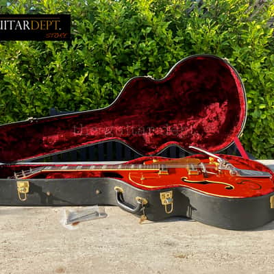 ✮BEAUTIFUL✮2007 Gretsch G-6120 DSV✮DYNASONICS✮BIGSBY✮Orange Stain✮ 7.0 LBS!✮OHSC image 2