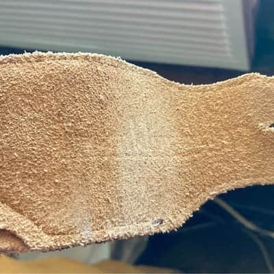 Unbranded (levys?) acoustic or electric guitar strap 2 tone soft 57x2.5 image 3