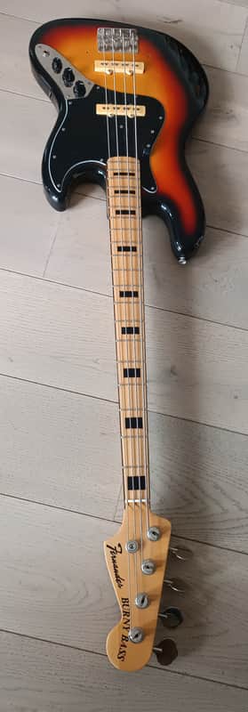 Fernandes Burny Jazz Bass early 70s - Sunburst diMarzio 70s