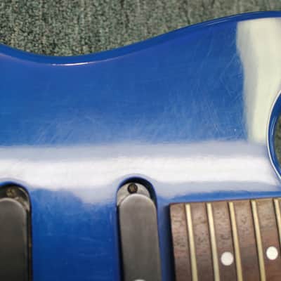 1989 Charvel Charvette Model 200/250 HSS Blue Electric Guitar image 9