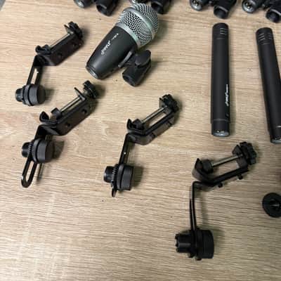 Pyle Pro Wired Microphone Drum/Instrument Kit Set 7-Mic Set PDKM12 #3207 image 9