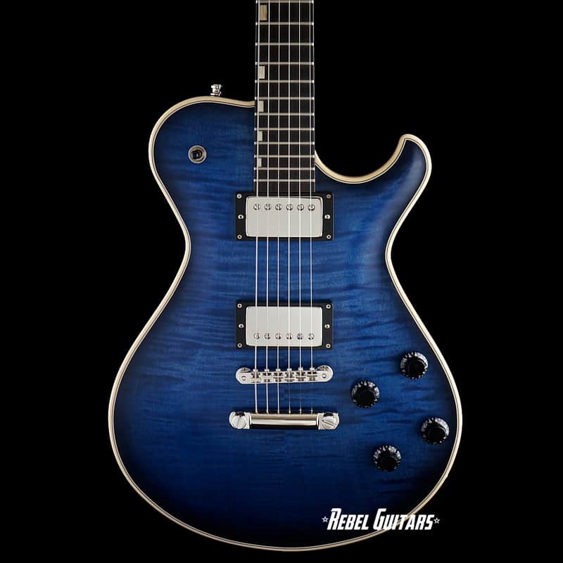 Knaggs Guitars Tier 2 Steve Stevens SSC in Ocean Blue w/ Bare Knuckle Pickups image 1