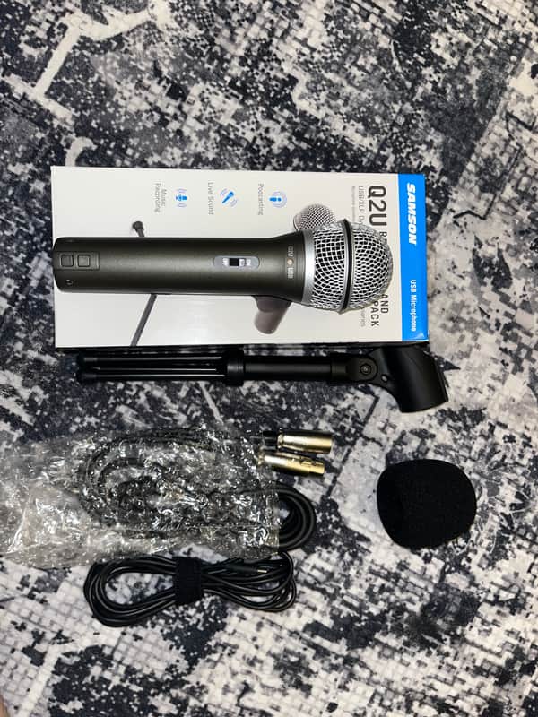Samson Q2U Handheld USB and XLR Microphone image 1