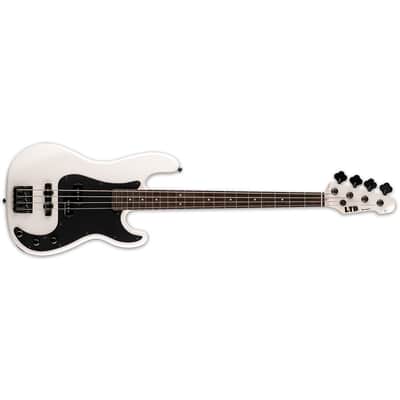 ESP LTD Surveyor '87 Pearl White Electric Bass Guitar 1987 87 - NEW image 1