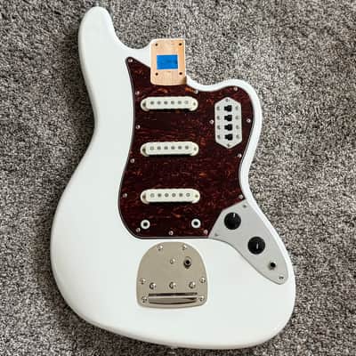Squier Vintage Modified Bass VI body Olympic White image 1