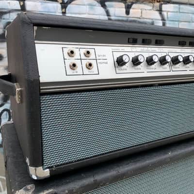 1974 Ampeg SVT "Black Line" Bass Amp w/ 8x10 Flatback Cabinet [Fully Serviced] image 2