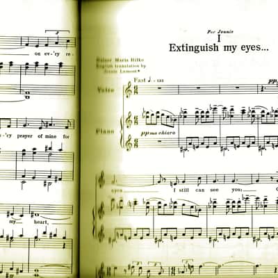 Contemporary ART SONGS 28 Songs by American and British Composers Vintage Preowned Printed Songs Book image 3