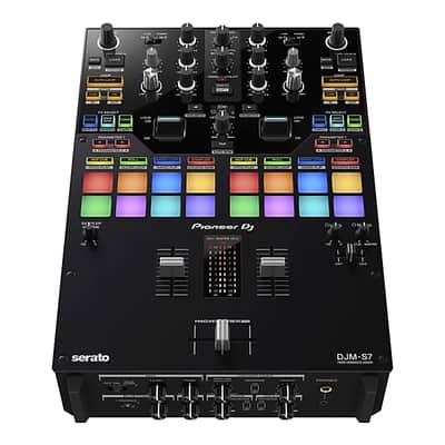 Pioneer DJ  DJM-S7 2-Channel Battle Mixer for Serato DJ & rekordbox With Performance Pads 2024 - BLACK image 7