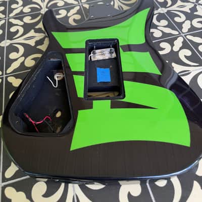 Hamer Californian Body - Black And Green Graphic image 2