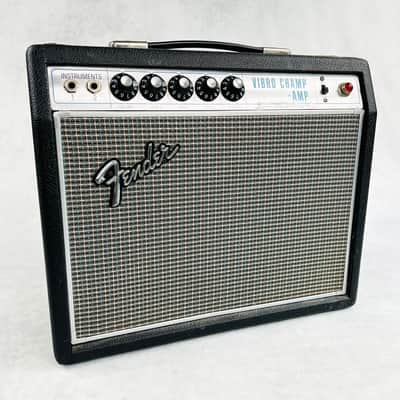 1968 Fender Vibro Champ Amplifier Drip Edge - Black image 1