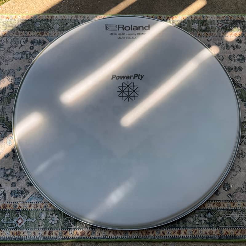 Roland MH2-22BD PowerPly 22" Mesh Head 2015 - 2020 - White image 1