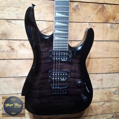 Jackson JS32Q Dinky archtop hardtail transparent black "...fantastic old fashion customer service!" image 1
