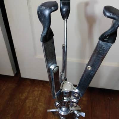 Vintage Ludwig Atlas Snare Stand 70s Blue / Olive image 9