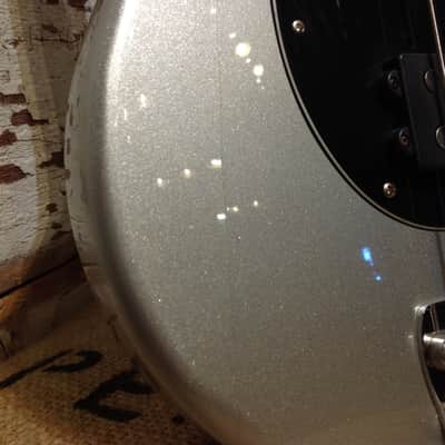 Used Sterling by Music Man Ray34CA Classic Active Bass Guitar  Silver Metallic image 7