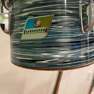 Ludwig Concert Toms Blue Oyster Pearl image 4