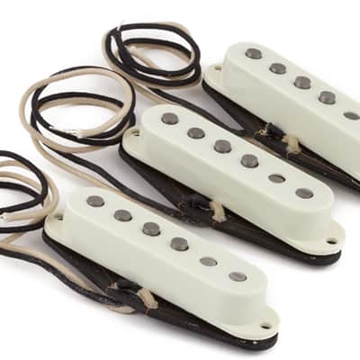 Fender Pure Vintage '59 Strat Pickup Set Vintage White (3) image 1