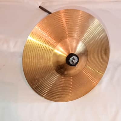 UNMARKED SPLASH CYMBAL ON 3/8" ROD - FREE SHIP TO C-USA! image 2