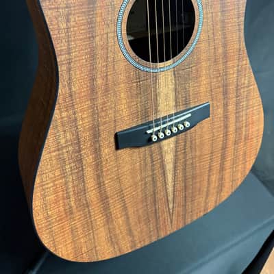 Martin D-X1E Koa Dreadnought Acoustic-Electric Guitar w/ Gig Bag (113) image 5