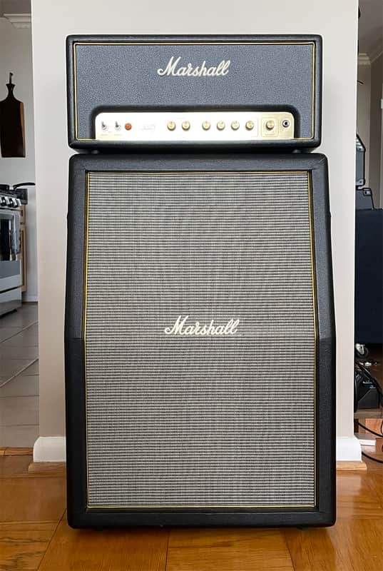 *MINT WITH TAG ON* Marshall Origin ORI212A 150-Watt 2x12" Vertical Angled Guitar Speaker Cabinet 2018 - Present - Black image 1