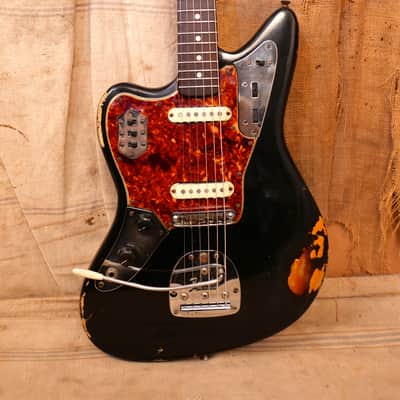 Fender Jaguar - Lefty 1965 Black - Refin image 2